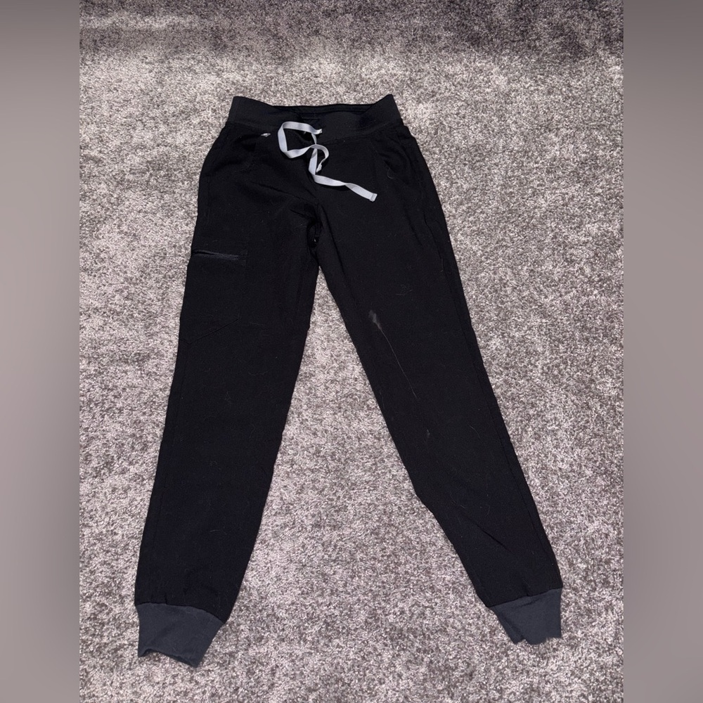 Black Jogger Scrub Pants